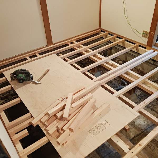 和室 解体後 床下地